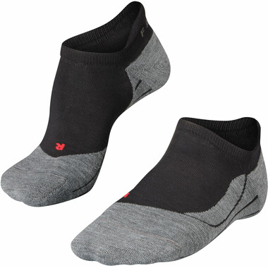 FALKE RU4 RUNNING NO SHOW Women's Socks Black/Grey 0